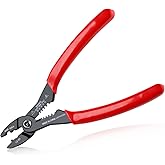 LEONTOOL 4-in-1 Multi Purpose Electricians Pliers with Wire Cutter, Crimper, Gripper, Stripper| 7" Compact Wire Stripper| Pro