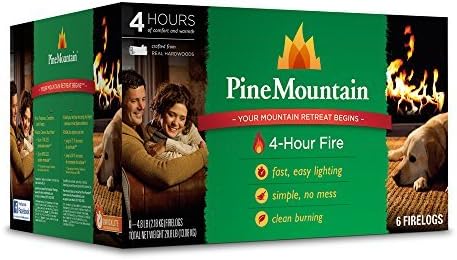Amazon Com Pine Mountain Traditional Firelog 4 Hour Burn Time 6