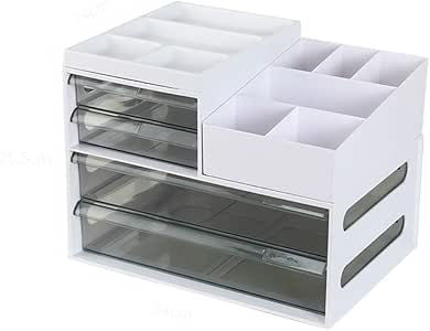 Caja de almacenamiento multifunción para escritorio de oficina (caja de