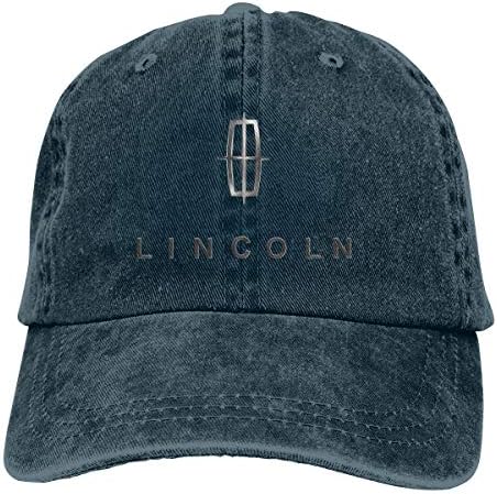 Syins Custom Lincoln Logo Fashion Hip-pop Caps for Men Navy