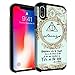 Harry Potter Always iPhone XS MAX Case, DURARMOR Dual Layer Hybrid Shockproof Slim Fit Armor Case Cover for iPhone XS MAX 6.5 Inch (2018) Deathly Hallows