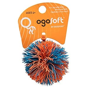 OgoSoft Rubber Band Stringy Pom Monkey Ball – Replacement Ball for OgoDisk Games & More – Stress Relief, Sensory…