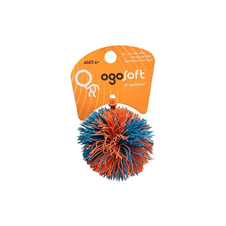 OgoSoft Rubber Band Stringy Pom Monkey Ball – Replacement Ball for OgoDisk Games & More – Stress Relief, Sensory…