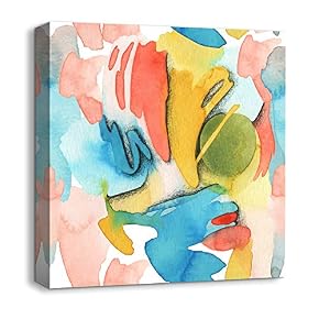 Abstract Color Home Artwork for Living Room Bedroom