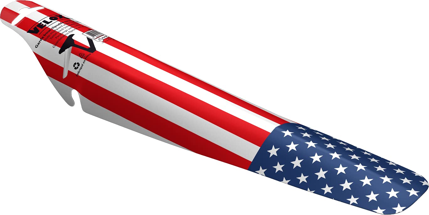 Velox Unisex's Saddle Mud Guard-USA Flag, one size