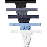 Summer Code Men's Sexy Bulge Pouch Thong Low Rise Y-Back Soft Stretch Underwear for Men