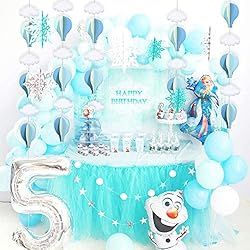 AZOWA Big Size Hot Air Balloon Decorations Blue