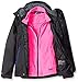 Under Armour Girls UA CGI Gemma 3-in-1, Black (001)/After Burn, Youth Large