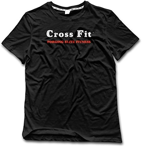 Florence Juliana Cross Fit Adult Humorous Novelty Graphic Satire Funny T Shirt Black Small