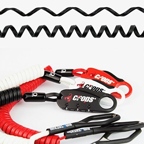 Crops Pro Q4-Biro Cable Lock - Light Weight - Adjustable Combination - Shape Memory Material - Folds Back to Compact Shape - Anti Theft - Image 5
