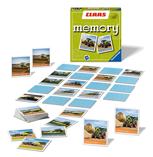 Ravensburger 22171 - Claas memory, der Spieleklassiker für alle Landmaschinen Fans, Merkspiel für 2-8 Spieler ab 4… – Bild 4