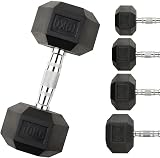 Fashion Thirsty Northern Hex Dumbbell Set Rubber 2.5-30kg Pairs