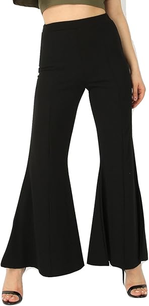 ladies bell bottom trousers