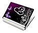 Meffort Inc Laptop Skin Sticker Cover Decorative Stickers Fits Laptop up to 15.6 Inch (Included 2 Wrist Pads) - Purple Flower Butterfly