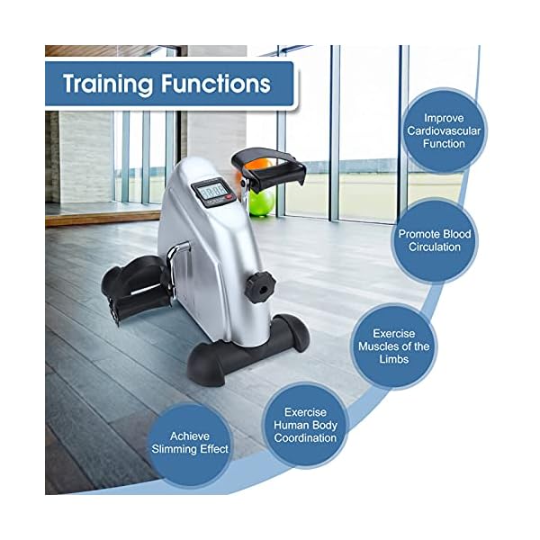 Yosoo-Health-Gear-Mini-Pedal-Exerciser-Portable-Hand-Foot-Pedal-Trainer-for-Gym-Indoor Yosoo Health Gear Mini Pedal Exerciser, Portable Hand Foot Pedal Trainer for Gym Indoor