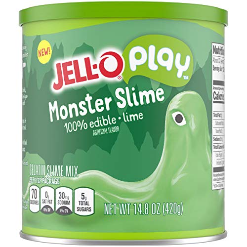 JELL-O Play Monster Edible Slime Gelatin Dessert Kit (14.8 oz Tin)