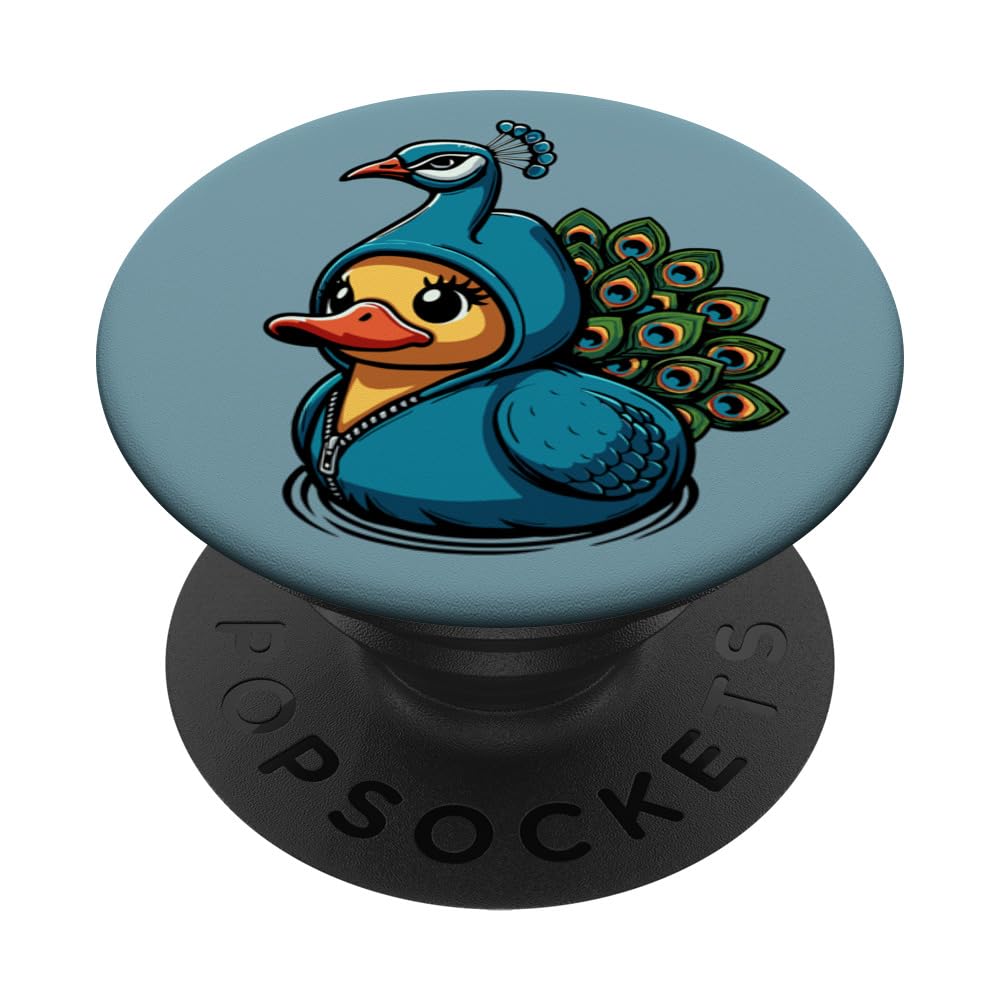 Peacock Duck PopSockets Swappable PopGrip