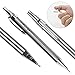 Professional Drafting Pencil,15 Pieces Metal Pencil Set, Mechanical Pencil with Pencil Lead and Three Erasers for Writing, Drawing, Signature,(0.5mm and 0.7mm). (0.5mm and 0.7mm) (0.5mm and 0.7mm)
