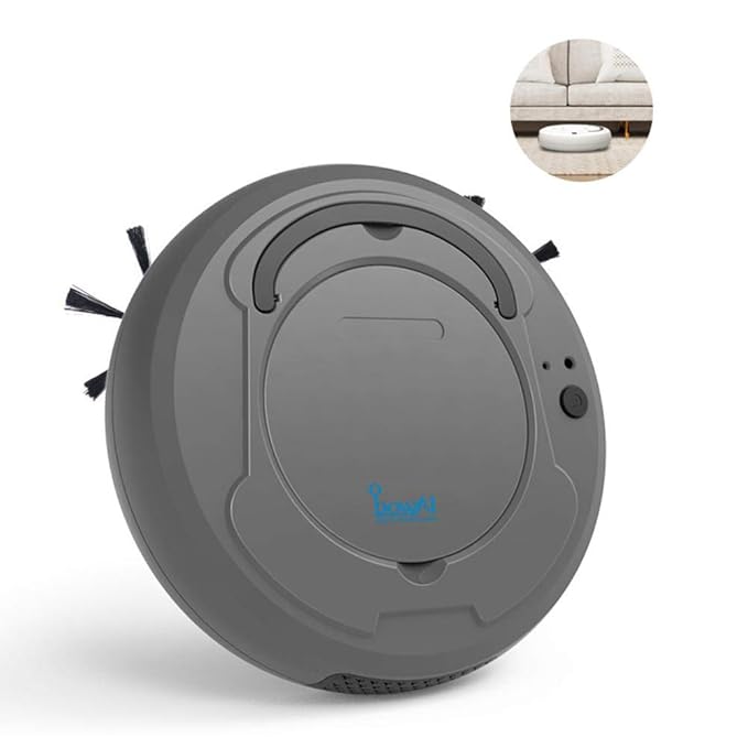 Pawaca Robotic Vacuum Cleaner Usb Charging 3 In 1 Automatic Vacuuming Mopping Floor Sweeping Machin Robotic Vacuums Dog Pets Hair Hardwood Floor