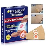Corn Remover, Wart Remover, Foot Corn Remover Pads, Corn & Callus Remover Cushions, Corn Plaster with Hole, Better Solution for People Who Suffer The Pain of Corn, 24 Medicated Pads