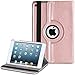iPad Mini 4 Case, iPad Mini 4 Retina Case, BENTOBEN 360 Degree Rotating [Auto Sleep/Wake Feature] Faux Leather Kickstand Protective Smart Cover Case for Apple iPad Mini 4 Rose Gold