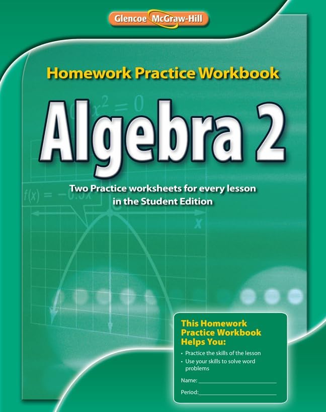 Algebra 2: McGraw-Hill/Glencoe: 9780078659805: Amazon.com: Books