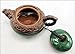 XDOBO China Ceramic Utensil Yixing Purple Clay Teapot Chinese Dragon Pattern Half-handmade Pottery Teapot Chinese Kungfu Teapot Cracked Ice Pattern