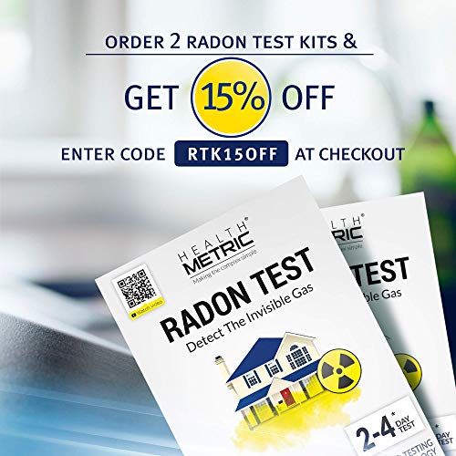 Radon Test Kit for Home Easy to Use Charcoal Radon Gas Detector for