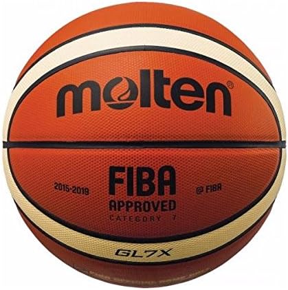 MOLTEN Top Grain Fiba - Balón de Baloncesto (Piel) Naranja Naranja ...