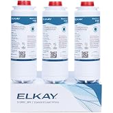 Elkay Genuine WaterSentry 51300C Replacement Filters (3 Pack) | NSF/ANSI Certified, 3,000 Gallons, Reduces Lead &amp; Microplastics, ezH2O Bottle Fillers