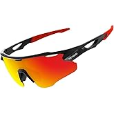 VICTGOAL Cycling Glasses for Men Women with Polarized Lenses UV Protection Cycling Sunglasses TR90 Frame for MTB Bike Glasses