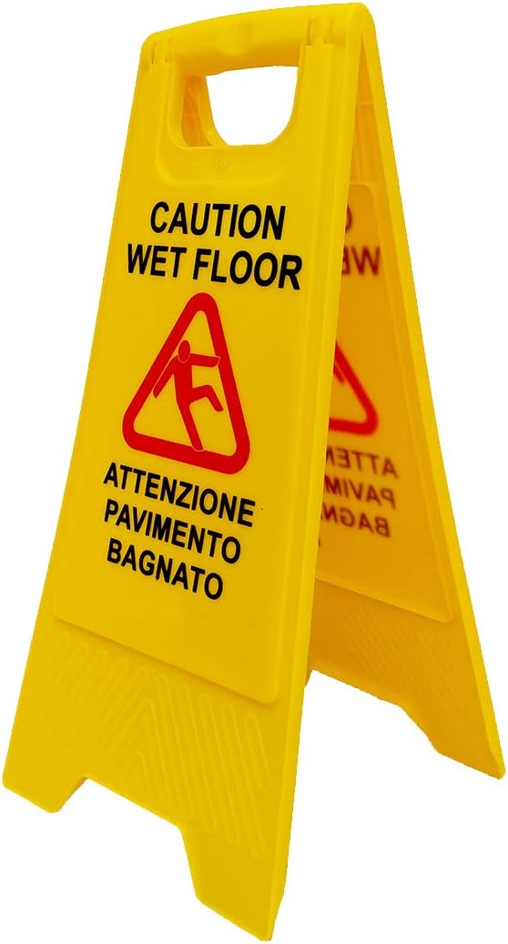 Cartello Segnaletico Pavimento scivoloso pericolo