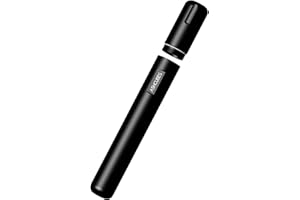 ASHCUBES Cigar Tube Metal Waterproof Cigar Holder Aluminum Air Tight Cigar Case Tube (L235_⌀25, Black)