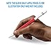FRTMA Compatible with Apple Pencil Magnetic Sleeve, Soft Silicone Holder Grip Compatible with Apple iPad Pro Pencil, Red (Apple Pencil Not Included)