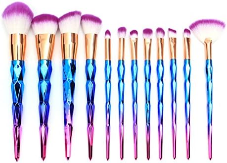 QITAO® Makeup Brushes Set, 12 Pcs Make Up Foundation Eyebrow Eyeliner Blending Blush Eye Face Powder Brush Cosmetics Concealer Brushes