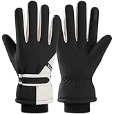 OVOY Men’s Winter-Ski-Snow-Gloves Windproof and Waterproof Thermal Touchscreen Ski Glove for Cold Weather