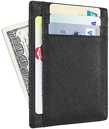 Master Queen Handmade Mens Wallet Front Pocket Minimalist Leather Slim Wallet RFID Blocking