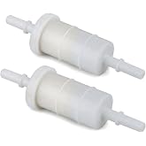879885Q In-line Fuel Filter for Mer-cury ＆ Mariner Outboards，Pack of 2 | 4-Stroke 75-115 HP 40 50 60 HP 135-300 HP Outboard Engine 35-879885T 35-879885Q 35-879885K -5/16" Fuel Filter