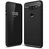 LG V35 ThinQ Case, TopACE Ultra Slim Thin Carbon Fiber Scratch Resistant Shock Absorption Soft TPU Protective Cover for LG V30/LG V30 Plus/LG V30S ThinQ/LG V35/LG V35 ThinQ (Black)
