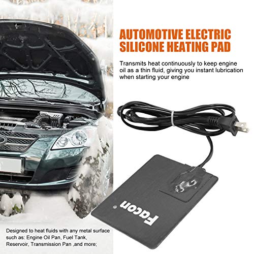 Facon 5'' x 4'' Automotive Engine Block Heater Pad with 3M Self