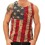 The Flag Shirt Digital Camo American Flag Tank Top (Large)