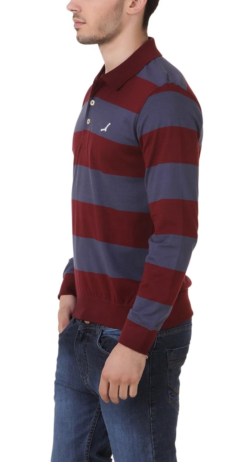 american crew men's cotton blended jersey polo