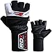 RDX Men's Leather Gym Weight Lifting Gloves 3.5