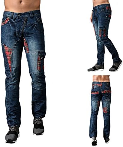 Eto Mens Jeans Trendy Fashion Stylish Engineered Dunky Designer Tapered Fit Denim Pants