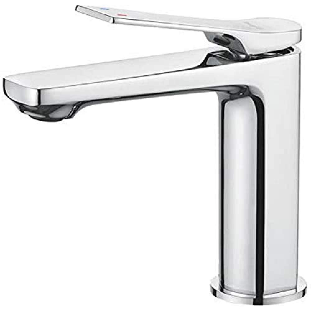 Ibergrif-M11004-Praga-Grifo-de-Bano-Mezclador-de-Lavabo-Cromo-Plata