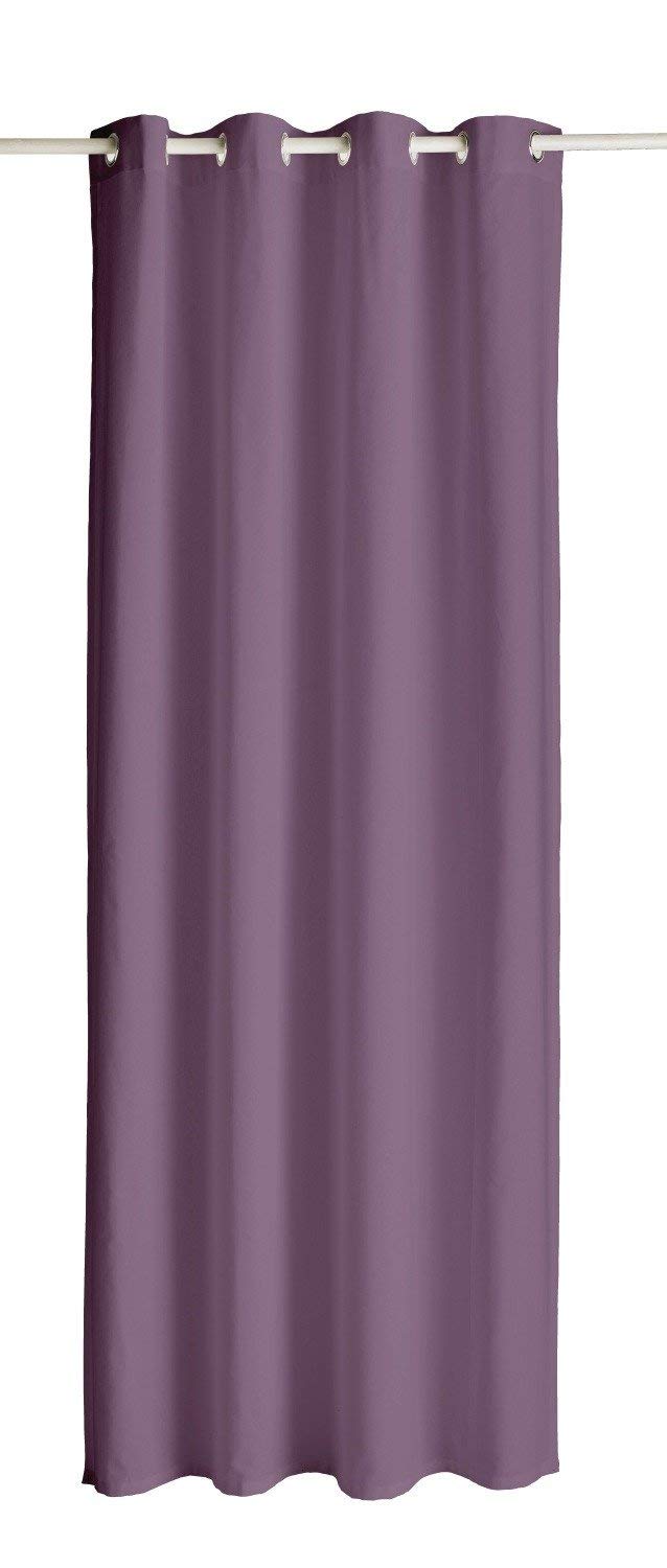 TODAY 257348 Polyester Blackout Curtain - 140 x 260 cm, Cotton, Fig, 140x250 cm