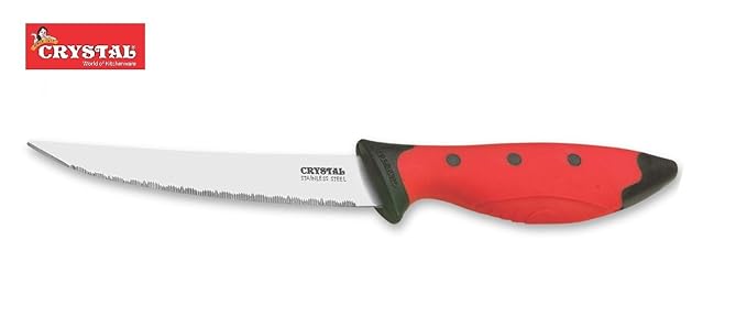 Crystal Stainless Steel Utility Knife, 22.86cm, Multicolour