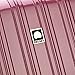 DELSEY PARIS Helium Aero Hardside Expandable Luggage with Spinner Wheels, Peony Pink, Checked-Medium 24 Inch