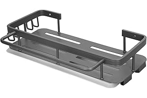 Generic Rustproof Over Sink Dish Drying Rack Stable Carrying Power Wall Mounted Sink Shelf Aluminum Kitchen Supplies Organize