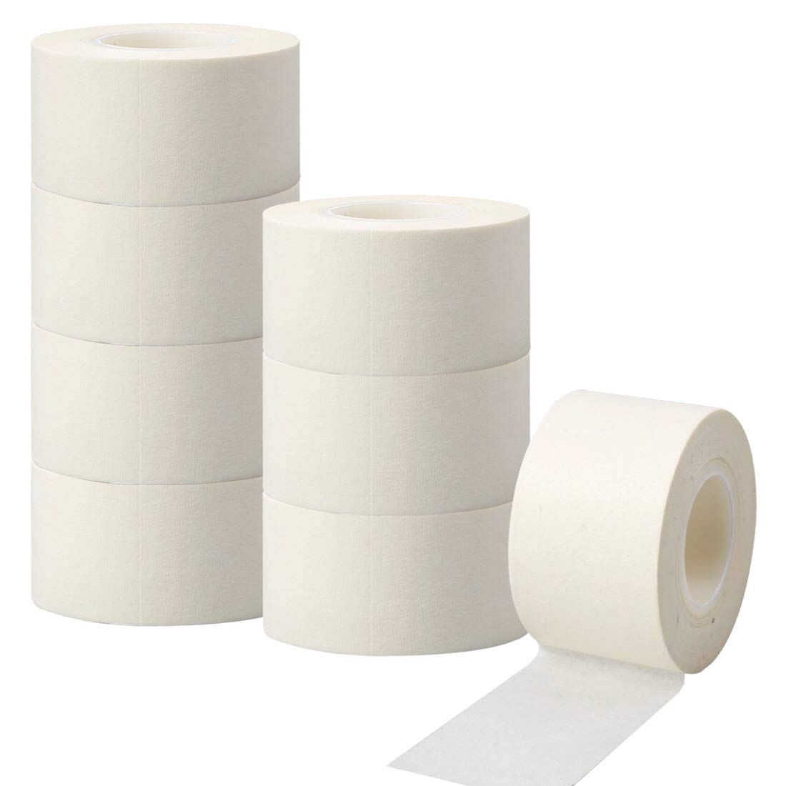 2 Inches Wide Masking Tape, Multi-Purpose White Masking Tape for Labeling, Painting, 32 Yards x 8 Rolls: Industrial & Scientific